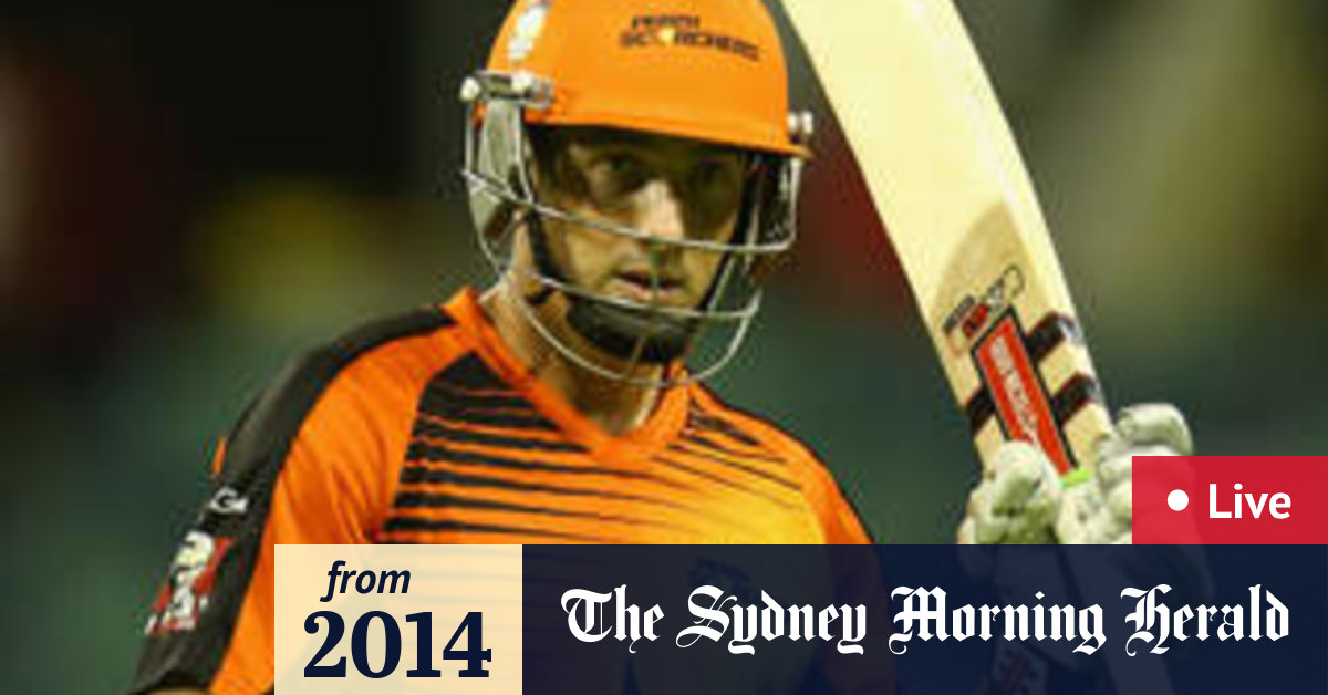 Live scores BBL final Perth Scorchers v Hobart Hurricanes